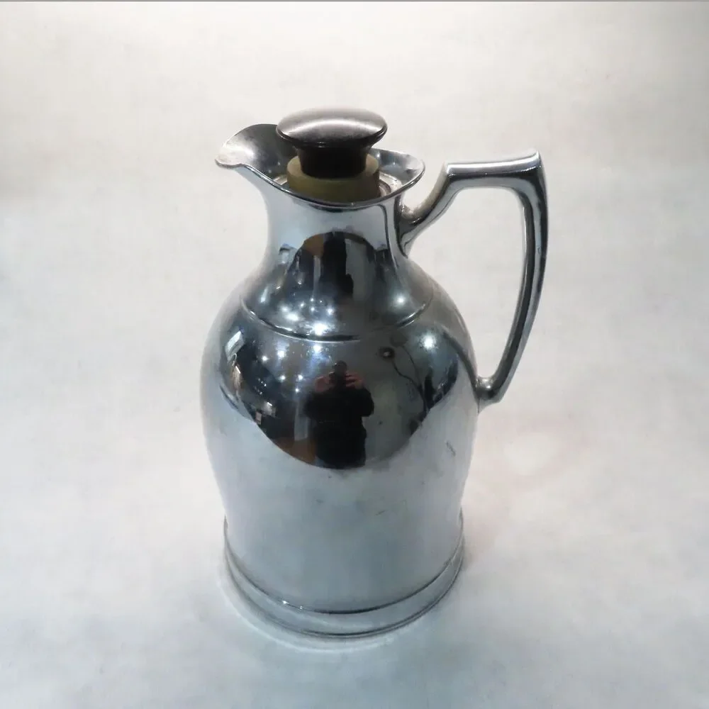 Vintage Landers Frary‎ & Clark Universal Insulated Chrome Carafe with Lid